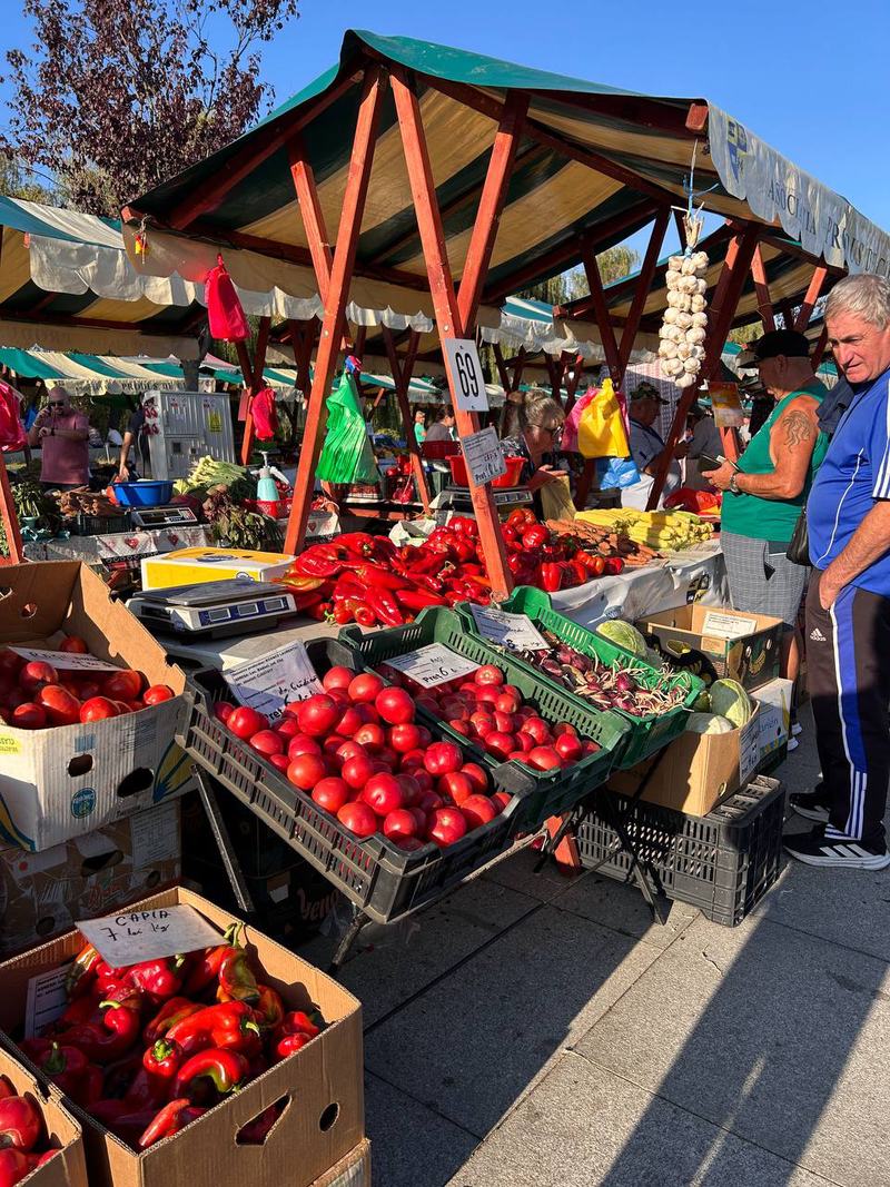 Farmer's market in Cluj-Napoca